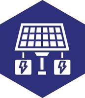 Solar- Leistung Vektor Symbol Design