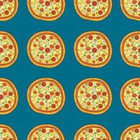 Pizza Muster Vektor Design Illustration