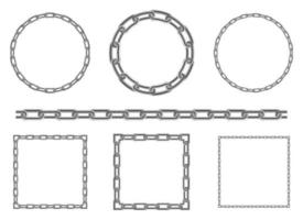 Kette Vektor Design Illustration isoliert auf Weiß Hintergrund