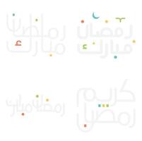 arabicum kalligrafi vektor design för ramadan kareem firande.