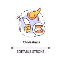 Cholestase-Konzeptikone vektor