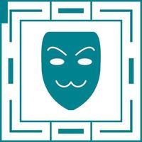 Hacker-Maskenvektor-Symbol vektor