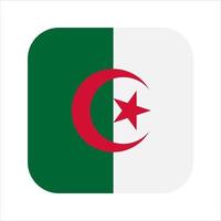 algeriet flagga enkel illustration för självständighetsdagen eller valet vektor