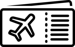 Linie Symbol zum Symbol Flug vektor