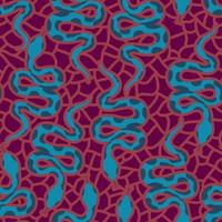 Vektor Muster mit Schlangen