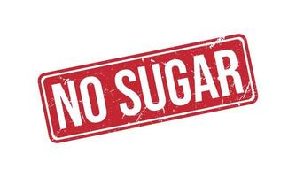 Nein Zucker Gummi Briefmarke Siegel Vektor