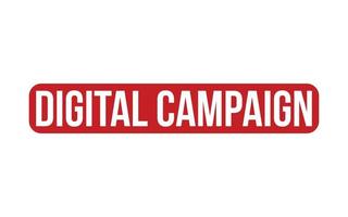 Digital Kampagne Gummi Briefmarke Siegel Vektor