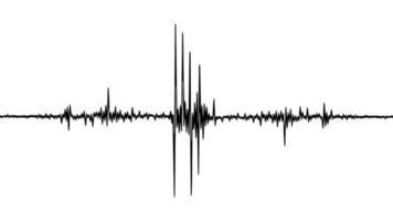 jordbävning ljud Vinka, frekvens seismisk seismograf, grafisk röst lögn detektor vektor