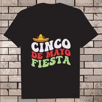 cinco de Mayo T-Shirt Design, Symbol, Illustration, Grafik vektor