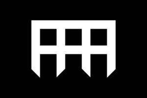 aaa logotyp vektor, brev logotyp. aaa abstrakt första monogram brev alfabet logotyp design vektor