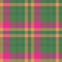 Hintergrund Textil- überprüfen. nahtlos Tartan Stoff. Vektor Muster Textur Plaid.