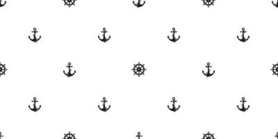 Anker Helm nahtlos Muster Vektor Boot maritim nautisch Meer Ozean isoliert Hintergrund Hintergrund