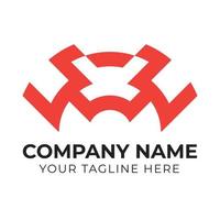 korporativ modern abstrakt Monogramm Logo Design Vorlage zum Ihre Geschäft kostenlos Vorlage vektor