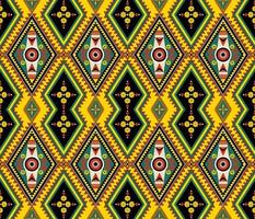 färgrik etnisk folk geometrisk sömlös mönster i vektor illustration design för tyg, matta, matta, scarf, omslag papper, bricka och Mer