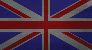 grunge rörig flagga rike av bra storbritannien vektor