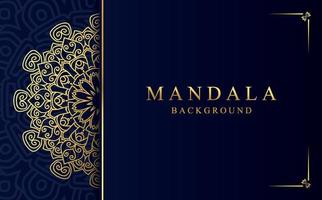 islamisch Mandala Design Hintergrund Vektor Illustration