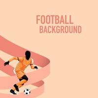 fotboll fotboll silhuett bakgrund vektor