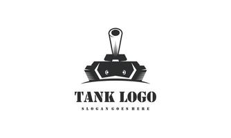 tank logotyp ikon design vektor