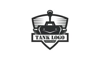 tank logotyp ikon design vektor