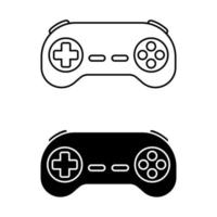 Video Spiel Regler Symbol Vektor. Joystick Illustration unterzeichnen. Handbuch Steuerung Symbol oder Logo. vektor