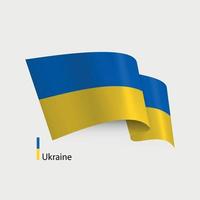 vektor flagga av ukraina