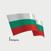 vektor flagga av bulgarien