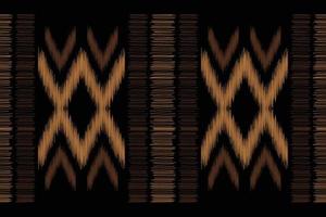 ethnisch Ikat Stoff Muster geometrisch Stil.afrikanisch Ikat Stickerei ethnisch orientalisch Muster schwarz Hintergrund. abstrakt,vektor,illustration.für Textur, Kleidung, Schal, Dekoration, Teppich. vektor