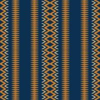 ethnisch Ikat Stoff Muster geometrisch Stil.afrikanisch Ikat Stickerei ethnisch orientalisch Muster Marine Blau Hintergrund. abstrakt,vektor,illustration.für Textur, Kleidung, Schal, Dekoration, Teppich. vektor