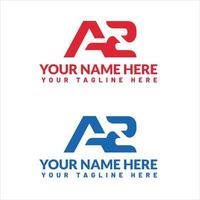 az Brief Logo oder az Text Logo und az Wort Logo Design. vektor