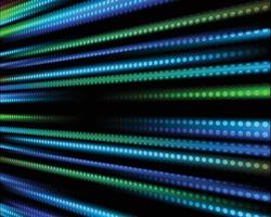 Blau futuristisch Laser- Netzwerk Licht mit Punkt abstrakt Technologie Hintergrund vektor