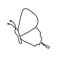 Schmetterling Symbol Vektor. Motte Illustration unterzeichnen. Insekt Symbol oder Logo. vektor