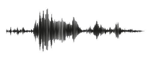 seismograf mått eller lögn detektor Graf. seismisk mätningar med data spela in. vektor illustration