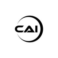 cai Brief Logo Design im Illustration. Vektor Logo, Kalligraphie Designs zum Logo, Poster, Einladung, usw.