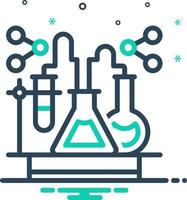 mischen Symbol zum chem vektor