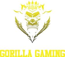 Gorilla Spielen Logo Vektor Datei