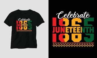 fira juni 1865 t-shirt och kläder design. vektor skriva ut, typografi, affisch, emblem, festival