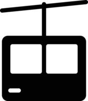 Seilbahn-Vektorillustration auf einem Hintergrund. Premium-Qualitätssymbole. Vektorsymbole für Konzept und Grafikdesign. vektor