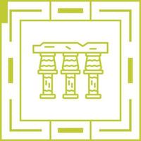 Luxor-Tempel-Vektorsymbol vektor