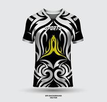 Sport Jersey Design Vektor geeignet zum Sport, Rennen, Spielen Jersey, Fußball. Uniform Vorderseite Aussicht