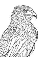 eagle.eagle.vector illustration redo för vinyl skärande. vektor