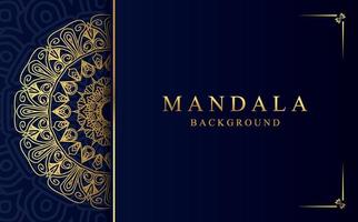 Luxus golden Mandala Design Hintergrund im Arabisch Stil vektor
