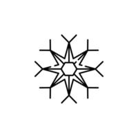flaga, snö vektor ikon illustration