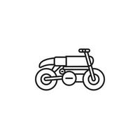 Motorrad, Rennen Vektor Symbol Illustration