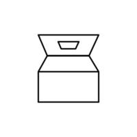 Essen, Box Vektor Symbol Illustration