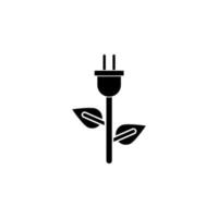 bio Energie, Blatt Vektor Symbol Illustration