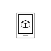 Smartphone, 3d Vektor Symbol Illustration