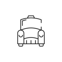 Taxi Vektor Symbol Illustration