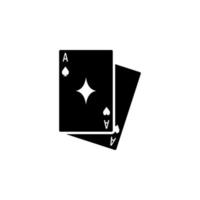 spielen Karten Vektor Symbol Illustration