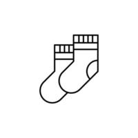 Baseball, Socken Vektor Symbol Illustration