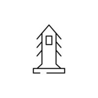 Turm Vektor Symbol Illustration